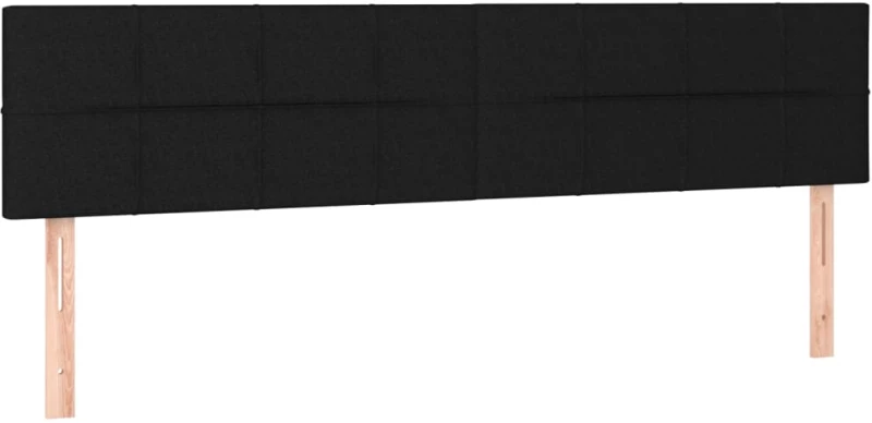 ΚΡΕΒΑΤΙ BOXSPRING ΜΕ ΣΤΡΩΜΑ & LED ΜΑΥΡΟ 160X200 ΕΚ. ΥΦΑΣΜΑΤΙΝΟ 3133167