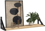 ΡΑΦΙΑ ΤΟΙΧΟΥ 2 ΤΕΜ. SONOMA ΔΡΥΣ 60 X 15 X 15,5 ΕΚ. 836324