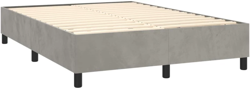ΚΡΕΒΑΤΙ BOXSPRING ΜΕ ΣΤΡΩΜΑ & LED ΑΝ.ΓΚΡΙ 140X200 ΕΚ. ΒΕΛΟΥΔΙΝΟ 3139565