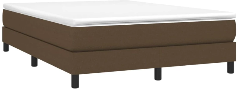 ΚΡΕΒΑΤΙ BOXSPRING ΜΕ ΣΤΡΩΜΑ ΣΚΟΥΡΟ ΚΑΦΕ 140X200 ΕΚ ΥΦΑΣΜΑΤΙΝΟ 3144080