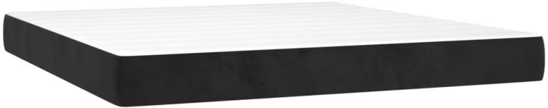 ΚΡΕΒΑΤΙ BOXSPRING ΜΕ ΣΤΡΩΜΑ & LED ΜΑΥΡΟ 160X200 ΕΚ. ΒΕΛΟΥΔΙΝΟ 3134413