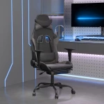 ΚΑΡΕΚΛΑ GAMING ΜΑΣΑΖ ΥΠΟΠΟΔΙΟ ΜΑΥΡΟ&ΓΚΡΙ ΑΠΟ ΣΥΝΘΕΤΙΚΟ ΔΕΡΜΑ 345415