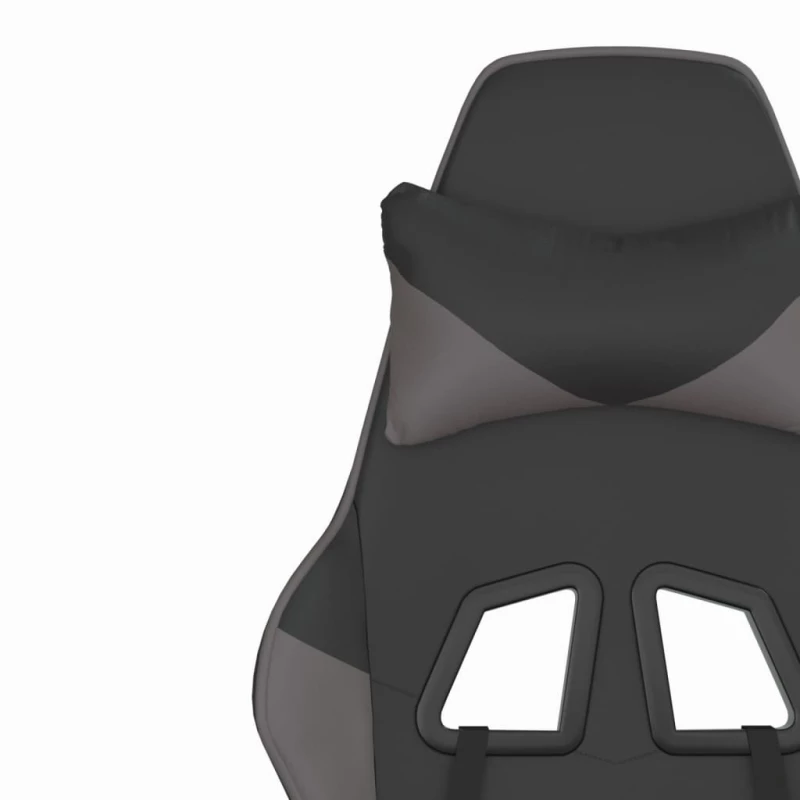 ΚΑΡΕΚΛΑ GAMING ΜΑΣΑΖ ΥΠΟΠΟΔΙΟ ΜΑΥΡΟ&ΓΚΡΙ ΑΠΟ ΣΥΝΘΕΤΙΚΟ ΔΕΡΜΑ 345415