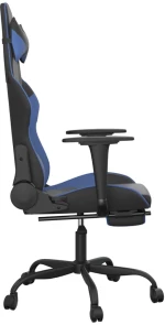 ΚΑΡΕΚΛΑ GAMING ΜΑΣΑΖ ΥΠΟΠΟΔΙΟ ΜΑΥΡΟ/ΜΠΛΕ ΑΠΟ ΣΥΝΘΕΤΙΚΟ ΔΕΡΜΑ 3143653