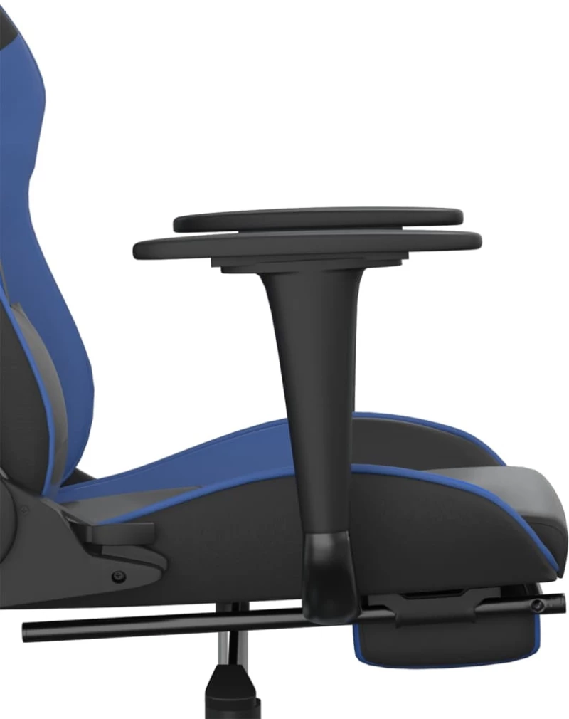 ΚΑΡΕΚΛΑ GAMING ΜΑΣΑΖ ΥΠΟΠΟΔΙΟ ΜΑΥΡΟ/ΜΠΛΕ ΑΠΟ ΣΥΝΘΕΤΙΚΟ ΔΕΡΜΑ 3143653