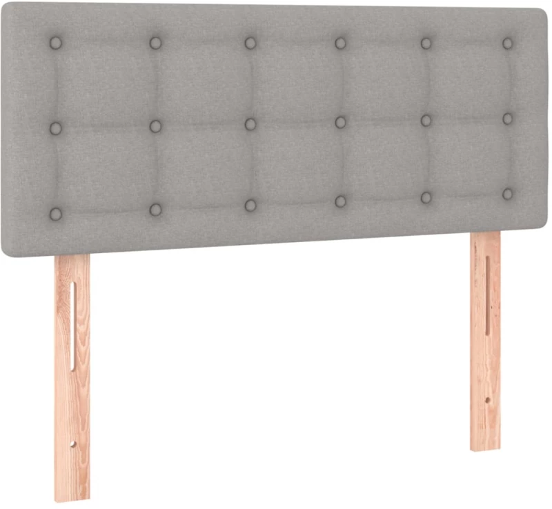 ΚΡΕΒΑΤΙ BOXSPRING ΜΕ ΣΤΡΩΜΑ ΑΝΟΙΧΤΟ ΓΚΡΙ 90X200 ΕΚ. ΥΦΑΣΜΑΤΙΝΟ 3130561