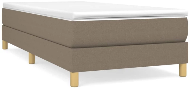 ΚΡΕΒΑΤΙ BOXSPRING ΜΕ ΣΤΡΩΜΑ TAUPE 90X200 ΕΚ. ΥΦΑΣΜΑΤΙΝΟ 3144147