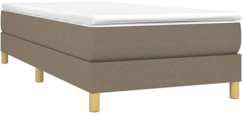 ΚΡΕΒΑΤΙ BOXSPRING ΜΕ ΣΤΡΩΜΑ TAUPE 90X200 ΕΚ. ΥΦΑΣΜΑΤΙΝΟ 3144147