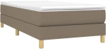 ΚΡΕΒΑΤΙ BOXSPRING ΜΕ ΣΤΡΩΜΑ TAUPE 90X200 ΕΚ. ΥΦΑΣΜΑΤΙΝΟ 3144147