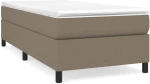 ΚΡΕΒΑΤΙ BOXSPRING ΜΕ ΣΤΡΩΜΑ TAUPE 90X200 ΕΚ. ΥΦΑΣΜΑΤΙΝΟ 3144395