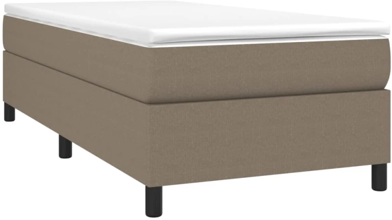 ΚΡΕΒΑΤΙ BOXSPRING ΜΕ ΣΤΡΩΜΑ TAUPE 90X200 ΕΚ. ΥΦΑΣΜΑΤΙΝΟ 3144395