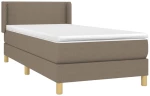 ΚΡΕΒΑΤΙ BOXSPRING ΜΕ ΣΤΡΩΜΑ TAUPE 90X200 ΕΚ. ΥΦΑΣΜΑΤΙΝΟ 3130165
