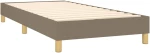 ΚΡΕΒΑΤΙ BOXSPRING ΜΕ ΣΤΡΩΜΑ TAUPE 90X200 ΕΚ. ΥΦΑΣΜΑΤΙΝΟ 3130165