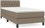 ΚΡΕΒΑΤΙ BOXSPRING ΜΕ ΣΤΡΩΜΑ TAUPE 90X200 ΕΚ. ΥΦΑΣΜΑΤΙΝΟ 3140269