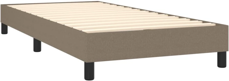 ΚΡΕΒΑΤΙ BOXSPRING ΜΕ ΣΤΡΩΜΑ TAUPE 90X200 ΕΚ. ΥΦΑΣΜΑΤΙΝΟ 3140269