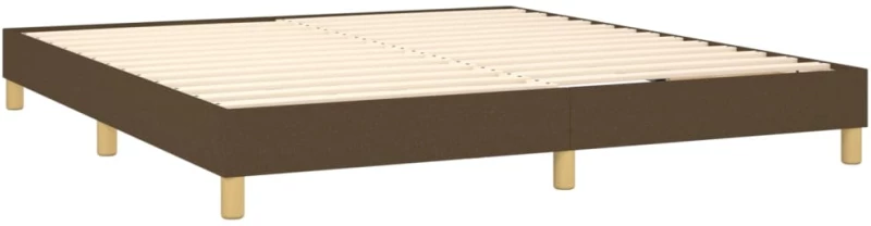ΚΡΕΒΑΤΙ BOXSPRING ΜΕ ΣΤΡΩΜΑ ΣΚΟΥΡΟ ΚΑΦΕ 160X200 ΕΚ ΥΦΑΣΜΑΤΙΝΟ 3144186