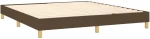 ΚΡΕΒΑΤΙ BOXSPRING ΜΕ ΣΤΡΩΜΑ ΣΚΟΥΡΟ ΚΑΦΕ 160X200 ΕΚ ΥΦΑΣΜΑΤΙΝΟ 3144186