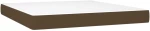 ΚΡΕΒΑΤΙ BOXSPRING ΜΕ ΣΤΡΩΜΑ ΣΚΟΥΡΟ ΚΑΦΕ 160X200 ΕΚ ΥΦΑΣΜΑΤΙΝΟ 3144186