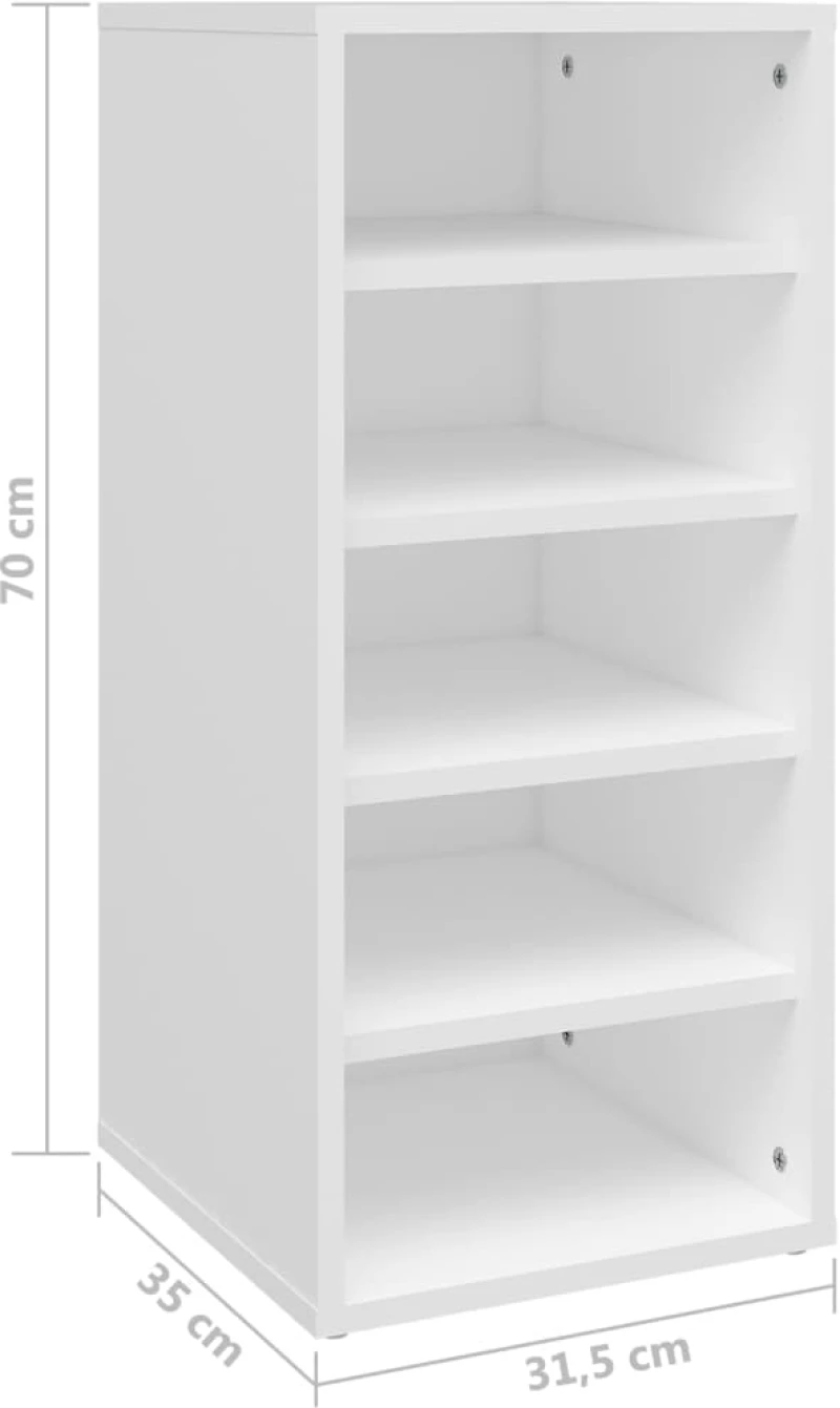 ΠΑΠΟΥΤΣΟΘΗΚΕΣ 2 ΤΕΜ. ΛΕΥΚΕΣ 31,5 X 35 X 70 ΕΚ. ΑΠΟ ΜΟΡΙΟΣΑΝΙΔΑ 808982
