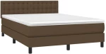 ΚΡΕΒΑΤΙ BOXSPRING ΜΕ ΣΤΡΩΜΑ & LED ΣΚ.ΚΑΦΕ 140X190 ΕΚ ΥΦΑΣΜΑΤΙΝΟ 3133472
