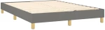 ΚΡΕΒΑΤΙ BOXSPRING ΜΕ ΣΤΡΩΜΑ & LED ΣΚ.ΓΚΡΙ 140X200 ΕΚ ΥΦΑΣΜΑΤΙΝΟ 3133958