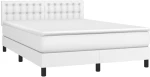 ΚΡΕΒΑΤΙ BOXSPRING ΜΕ ΣΤΡΩΜΑ ΛΕΥΚΟ 140X200ΕΚ.ΑΠΟ ΣΥΝΘΕΤΙΚΟ ΔΕΡΜΑ 3141126