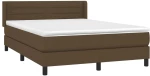 ΚΡΕΒΑΤΙ BOXSPRING ΜΕ ΣΤΡΩΜΑ ΣΚΟΥΡΟ ΚΑΦΕ 140X190 ΕΚ. ΥΦΑΣΜΑΤΙΝΟ 3129788