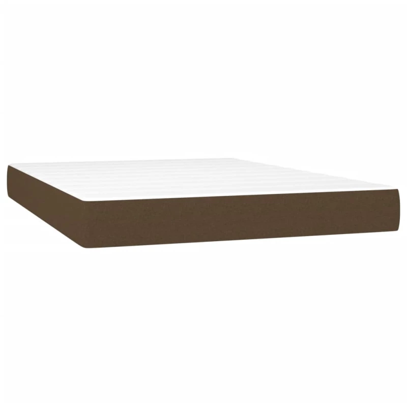 ΚΡΕΒΑΤΙ BOXSPRING ΜΕ ΣΤΡΩΜΑ ΣΚΟΥΡΟ ΚΑΦΕ 140X190 ΕΚ. ΥΦΑΣΜΑΤΙΝΟ 3129788
