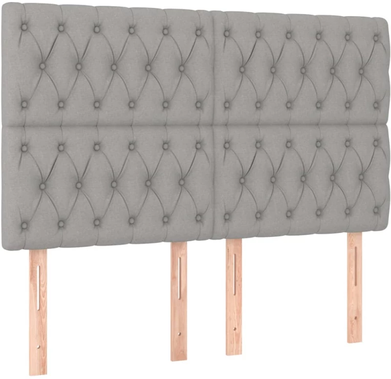 ΚΡΕΒΑΤΙ BOXSPRING ΜΕ ΣΤΡΩΜΑ ΑΝΟΙΧΤΟ ΓΚΡΙ 140X190 ΕΚ. ΥΦΑΣΜΑΤΙΝΟ 3132225