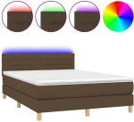 ΚΡΕΒΑΤΙ BOXSPRING ΜΕ ΣΤΡΩΜΑ & LED ΣΚ.ΚΑΦΕ 140X190 ΕΚ ΥΦΑΣΜΑΤΙΝΟ 3133792