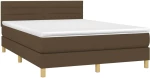 ΚΡΕΒΑΤΙ BOXSPRING ΜΕ ΣΤΡΩΜΑ & LED ΣΚ.ΚΑΦΕ 140X190 ΕΚ ΥΦΑΣΜΑΤΙΝΟ 3133792