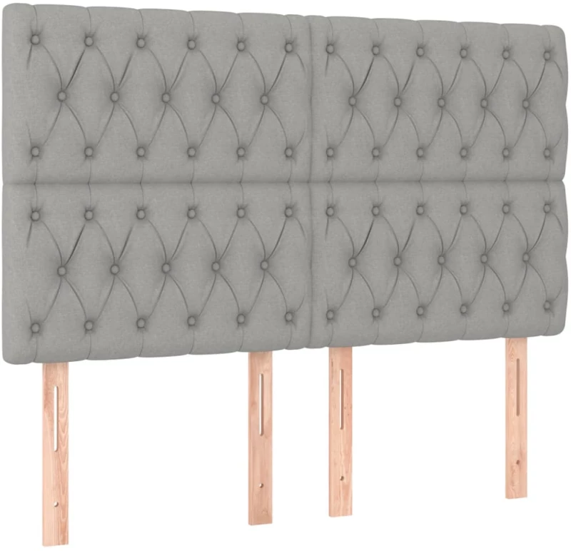 ΚΡΕΒΑΤΙ BOXSPRING ΜΕ ΣΤΡΩΜΑ ΑΝΟΙΧΤΟ ΓΚΡΙ 140X190 ΕΚ. ΥΦΑΣΜΑΤΙΝΟ 3136829