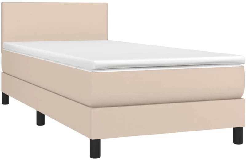 ΚΡΕΒΑΤΙ BOXSPRING ΜΕ ΣΤΡΩΜΑ ΚΑΠΟΥΤΣΙΝΟ 90X200ΕΚ.ΑΠΟ ΣΥΝΘ. ΔΕΡΜΑ 3140986