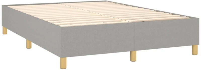 ΚΡΕΒΑΤΙ BOXSPRING ΜΕ ΣΤΡΩΜΑ ΑΝΟΙΧΤΟ ΓΚΡΙ 140X200 ΕΚ. ΥΦΑΣΜΑΤΙΝΟ 3142577