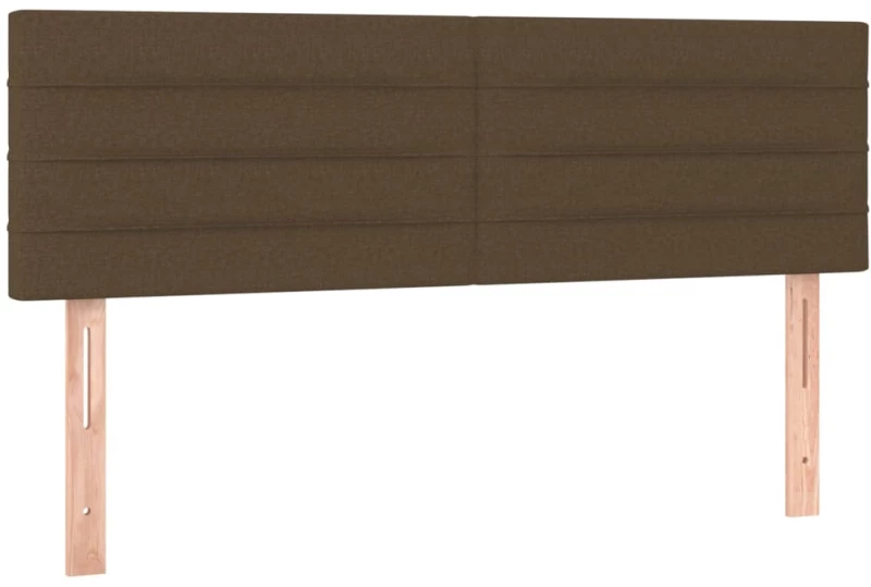 ΚΡΕΒΑΤΙ BOXSPRING ΜΕ ΣΤΡΩΜΑ ΣΚΟΥΡΟ ΚΑΦΕ 140X200 ΕΚ ΥΦΑΣΜΑΤΙΝΟ 3130356