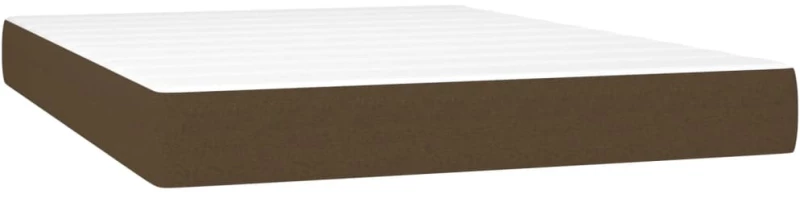 ΚΡΕΒΑΤΙ BOXSPRING ΜΕ ΣΤΡΩΜΑ ΣΚΟΥΡΟ ΚΑΦΕ 140X200 ΕΚ ΥΦΑΣΜΑΤΙΝΟ 3142660