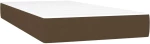ΚΡΕΒΑΤΙ BOXSPRING ΜΕ ΣΤΡΩΜΑ ΣΚΟΥΡΟ ΚΑΦΕ 90X200 ΕΚ. ΥΦΑΣΜΑΤΙΝΟ 3126056