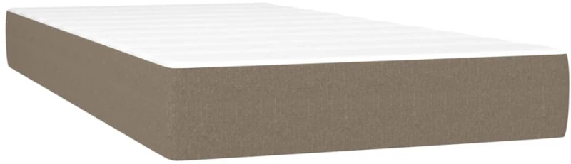ΚΡΕΒΑΤΙ BOXSPRING ΜΕ ΣΤΡΩΜΑ TAUPE 100 X 200 ΕΚ. ΥΦΑΣΜΑΤΙΝΟ 3128105