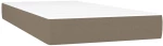ΚΡΕΒΑΤΙ BOXSPRING ΜΕ ΣΤΡΩΜΑ TAUPE 100 X 200 ΕΚ. ΥΦΑΣΜΑΤΙΝΟ 3128105