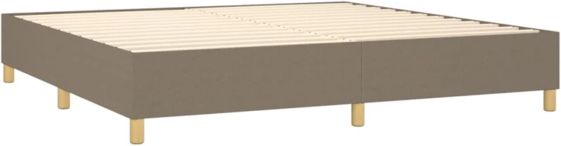 ΚΡΕΒΑΤΙ BOXSPRING ΜΕ ΣΤΡΩΜΑ TAUPE 200X200 ΕΚ. ΥΦΑΣΜΑΤΙΝΟ 3128793