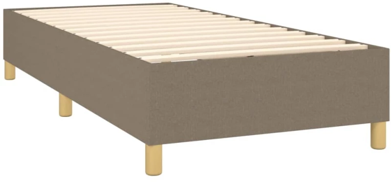 ΚΡΕΒΑΤΙ BOXSPRING ΜΕ ΣΤΡΩΜΑ TAUPE 100 X 200 ΕΚ. ΥΦΑΣΜΑΤΙΝΟ 3132133