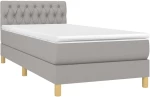 ΚΡΕΒΑΤΙ BOXSPRING ΜΕ ΣΤΡΩΜΑ & LED ΑΝ.ΓΚΡΙ 80X200 ΕΚ. ΥΦΑΣΜΑΤΙΝΟ 3133909