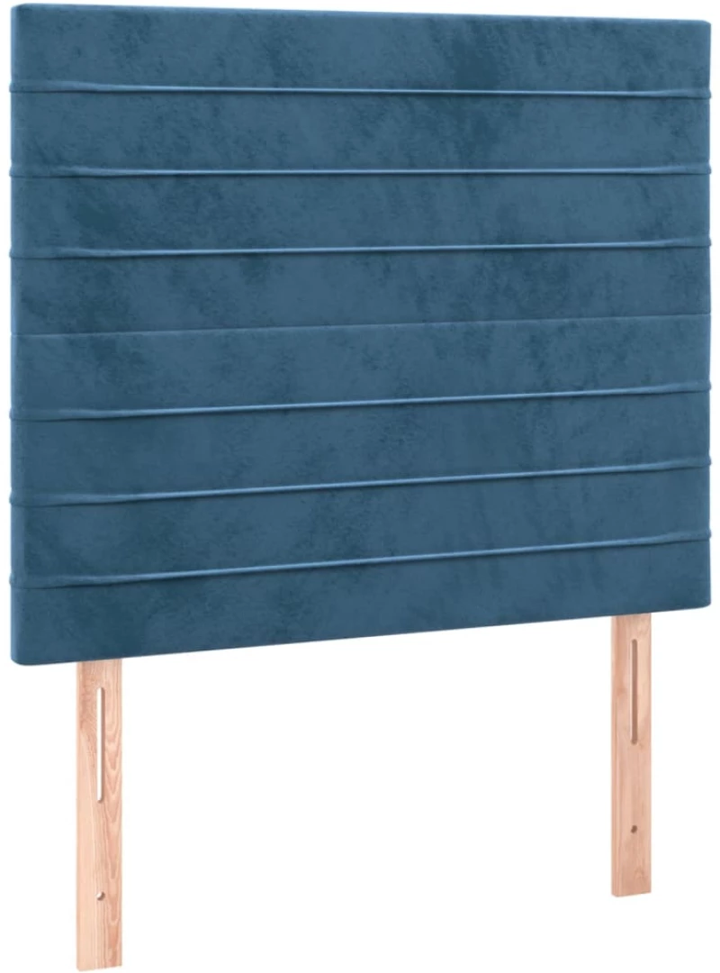 ΚΡΕΒΑΤΙ BOXSPRING ΜΕ ΣΤΡΩΜΑ & LED ΣΚ. ΜΠΛΕ 80X200 ΕΚ. ΒΕΛΟΥΔΙΝΟ 3136153
