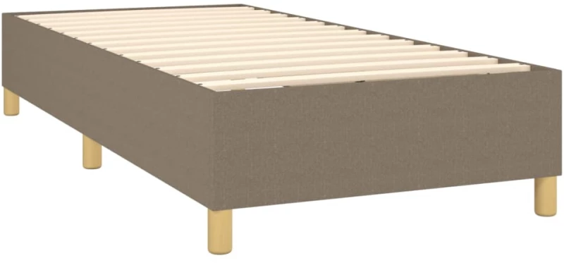ΚΡΕΒΑΤΙ BOXSPRING ΜΕ ΣΤΡΩΜΑ TAUPE 100 X 200 ΕΚ. ΥΦΑΣΜΑΤΙΝΟ 3142557