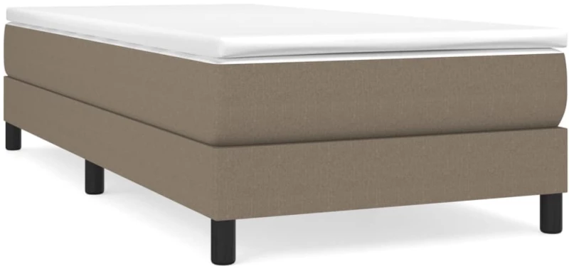 ΚΡΕΒΑΤΙ BOXSPRING ΜΕ ΣΤΡΩΜΑ TAUPE 100 X 200 ΕΚ. ΥΦΑΣΜΑΤΙΝΟ 3144057