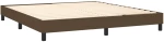 ΚΡΕΒΑΤΙ BOXSPRING ΜΕ ΣΤΡΩΜΑ ΣΚΟΥΡΟ ΚΑΦΕ 180X200 ΕΚ ΥΦΑΣΜΑΤΙΝΟ 3139916
