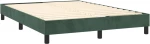 ΚΡΕΒΑΤΙ BOXSPRING ΜΕ ΣΤΡΩΜΑ ΣΚΟΥΡΟ ΠΡΑΣΙΝΟ 140X200ΕΚ. ΒΕΛΟΥΔΙΝΟ 3141368