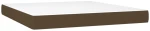 ΚΡΕΒΑΤΙ BOXSPRING ΜΕ ΣΤΡΩΜΑ ΣΚΟΥΡΟ ΚΑΦΕ 160X200 ΕΚ ΥΦΑΣΜΑΤΙΝΟ 3140468