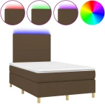 ΚΡΕΒΑΤΙ BOXSPRING ΜΕ ΣΤΡΩΜΑ & LED ΣΚ.ΚΑΦΕ 120X200 ΕΚ ΥΦΑΣΜΑΤΙΝΟ 3135264