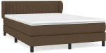 ΚΡΕΒΑΤΙ BOXSPRING ΜΕ ΣΤΡΩΜΑ ΣΚΟΥΡΟ ΚΑΦΕ 140X200 ΕΚ ΥΦΑΣΜΑΤΙΝΟ 3126408
